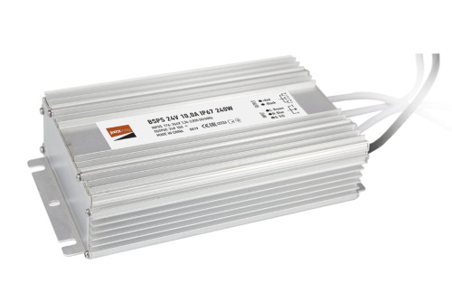 Блок питания (драйвер) BSPS 24V 10,00A=240W IP67 5 л.гар. Jazzway