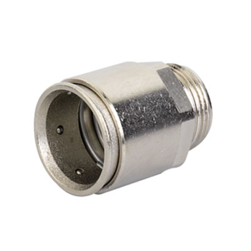 Муфта труба-коробка d50мм 1092188 IP66/IP67 М50х1.5 никелированная латунь DKC