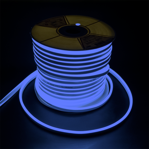 Лента светодиодная Лента "Неон" PFN-01 2835/120 220V 6w/m 8*16mm Blue IP65 100m