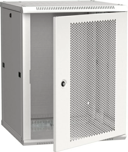 Шкаф LINEA W 12U 600x600 мм дверь перфорированная, RAL7035 ITK