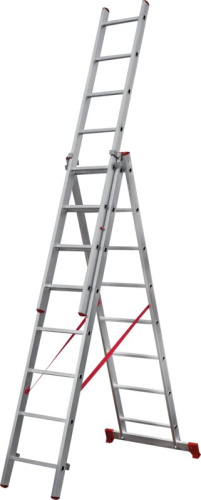 Лестница трехсекционная Новая высота 3х14 356х25х54см