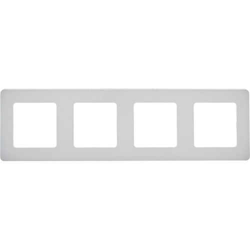 Рамка 4-местная белый INSPIRIA
