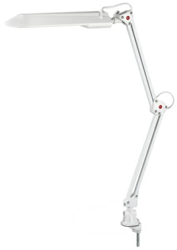 Светильник настольный ЭРА NL-201-G23-11W-W белый на струбцине