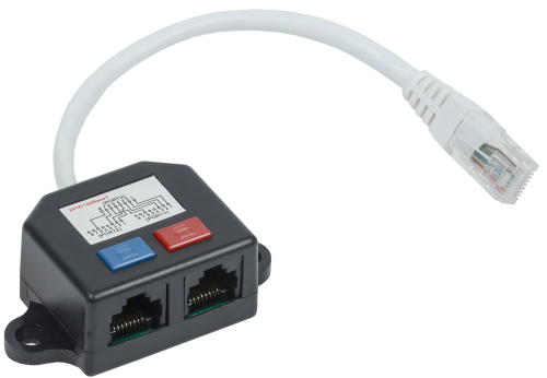 Разветвитель (Y-адаптер) кат.5E 2xRJ45-1хRJ45 ITK