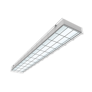 Светильник светодиодный "ВАРТОН" спортивный накладной 1195*200*50мм 54 ВТ 4000К с защитной сеткой ав