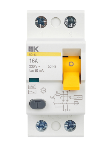 УЗО ВД1-63 2Р 16А 10мА ИЭК