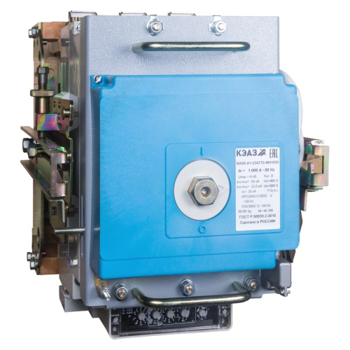 Автомат ВА55-41-334770-1000А-690AC-НР230AC/220DC-ПЭ230АС-УХЛ3-КЭАЗ