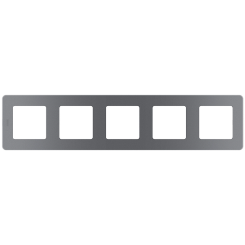 Рамка 5-местная дымчатый INSPIRIA