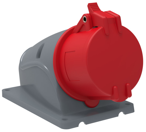 Розетка стационарная ССИ-115 16А-6ч/200/346-240/415В 3P+PE+N IP44 MAGNUM IEK