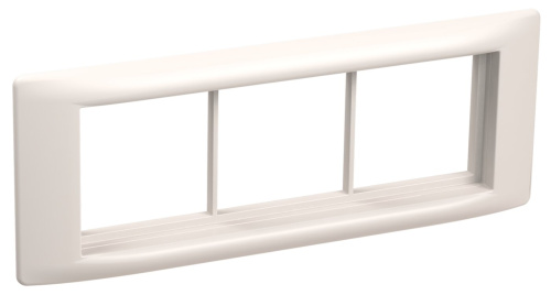 Рамка и суппорт на 6 модулей 60мм для кабель-каналов 80х40 и 150х60 белый PRIMER IEK