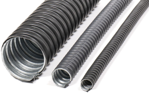 Металлорукав в ПВХ изоляции МРПИ НГ 18 (50 м/уп.) черный ГОФРОМАТИК
