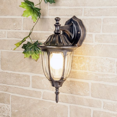 Светильник садово-парковый черный 9908-G/GL 1002D