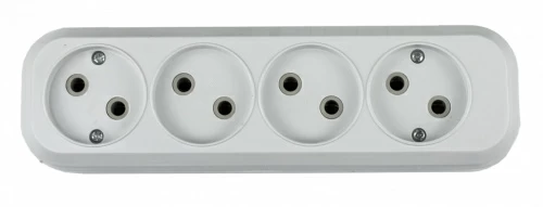 Колодка 4-х местная АБС пластик ASD 5040 