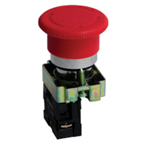 Кнопка BS542 поворотная красная грибок NC EKF PROxima