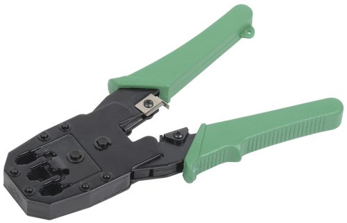 Инструмент обжимной для RJ45/RJ12/RJ11 ручка PVC ITK