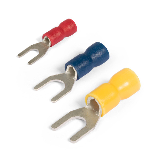 Наконечник кабельный вилочный изолированный НВИ 1.5–5 серия ПРОФИ (КВТ)