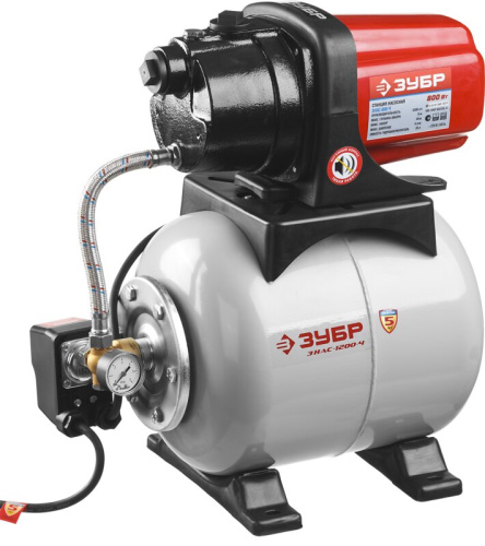 Станция насосная ЗУБР, пропускная способность 55л/мин, 800Вт