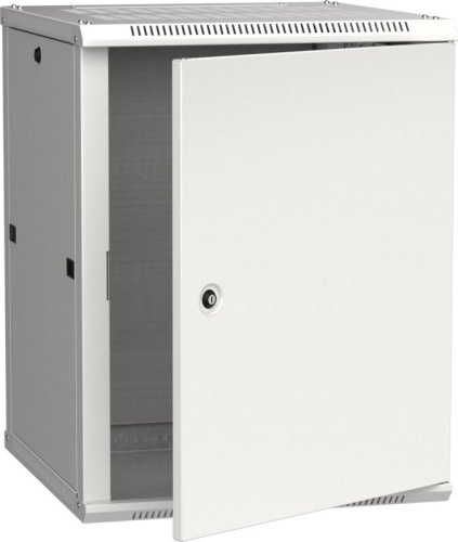 Шкаф LINEA W 18U 600х600мм дверь металл серый RAL7035 ITK