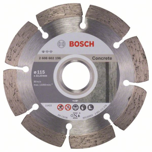 Алмазный диск Standard for Concrete 115-22,23 Bosch