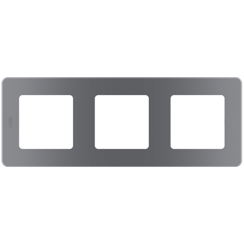 Рамка 3-местная дымчатый INSPIRIA