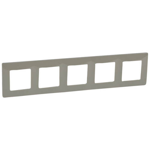 Рамка 5-местная светлая галька ETIKA
