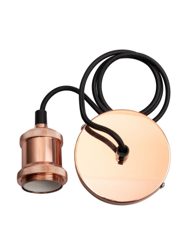 Светильник светодиодный RETRO патрон с проводом PLC 01 E27 230V/1M Rose gold Jazzway