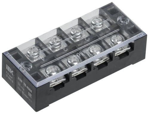 Блок зажимов наборный БЗН ТВ-1004 10мм2 100А 4 пары IEK