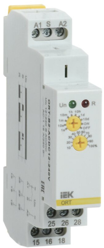 Реле задержки выключения ORT. 2 конт. 12-240 В AС/DC IEK