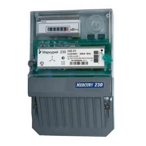 Счетчик Меркурий 230 АМ-03 (5-7.5А) 3-ф кл.т.05