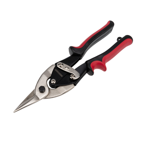 Ножницы по металлу прямые 260мм никелированные, двухкомпонентные рукоятки REXANT 