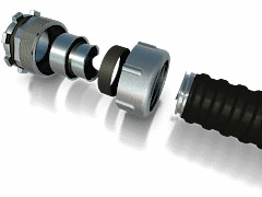 Резьбовой крепежный элемент с наружной резьбой РКН-25 У2 IP54 ГОФРОМАТИК