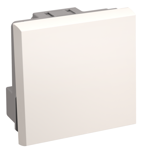 Выключатель проходной (переключатель) одноклавишный (на 2 модуля) ПРАЙМЕР белый ВК4-21-00-П IEK