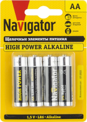 Элемент питания Navigator 94753 NBT-NE-LR6-BP4