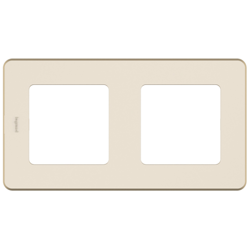 Рамка 2-местная слоновая кость INSPIRIA