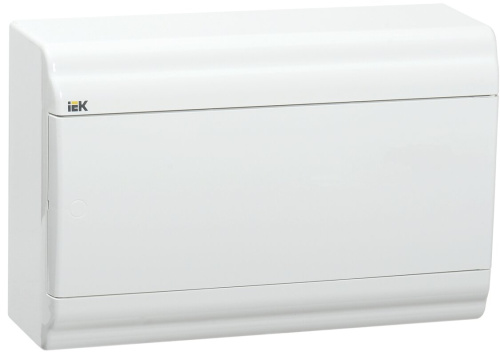 Корпус пластиковый ЩРН-П-12 модулей навесной белый/белая дверь IP41 PRIME IEK