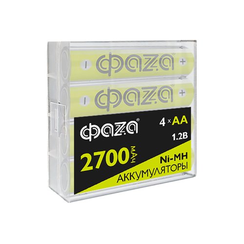 Аккумулятор HR6 ФАZА AA 2700мАч Ni-MH Box-4