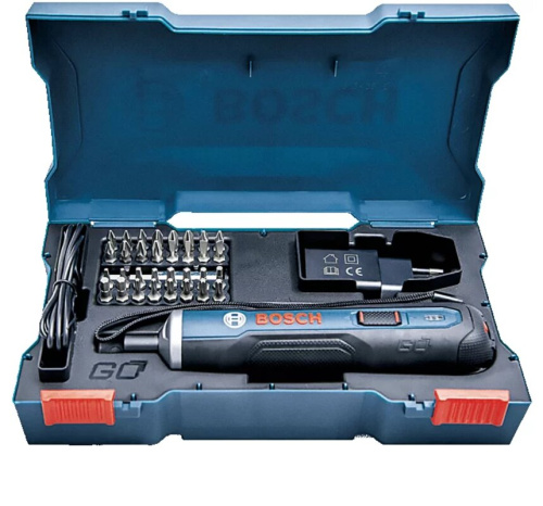 Отвертка аккумуляторная BOSCH GO набор