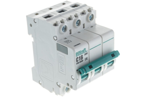 Выключатель автоматический модульный 3п C 16А 4.5кА ВА-101 DEKraft 11078DEK