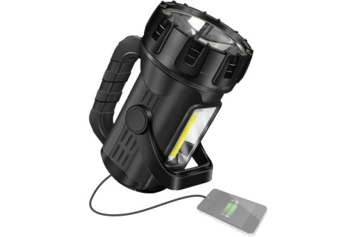 Фонарь аккумуляторный Premium направл. свет 5Вт COB 5Вт литиевый аккум. 3.6А. ч ЗУ Micro USB шнур (в