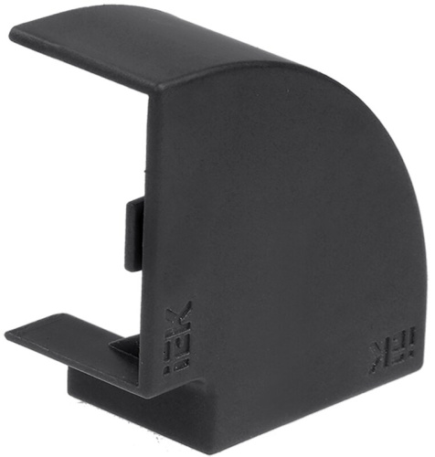 Поворот 90град КМП 20х10 черный (4шт/компл) ELECOR IEK