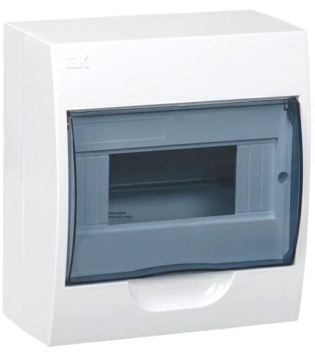 Корпус пластиковый ЩРН-П-8 IP41 белый KREPTA 3 IEK