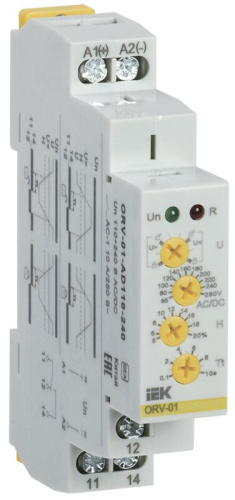 Реле напряжения ORV. 1ф 110-240 В AC/DC IEK