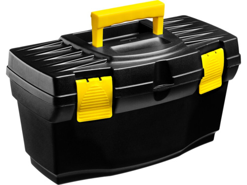 Ящик STAYER "STANDARD" пластиковый с органайзерами, 410x220x195мм, 16"