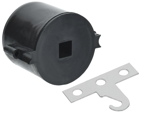 Коробка потолочная Л253М У3 D=75х62мм для монолитного строительства (с крюком) IEK