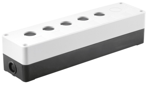 Корпус поста КП105(6) для кнопок управления 5(6) мест белый IEK