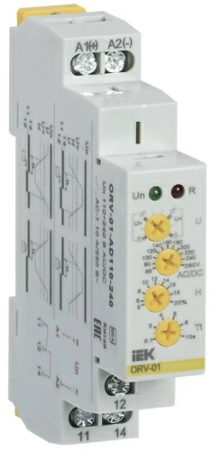 Реле напряжения ORV. 1ф 110-240 В AC/DC IEK