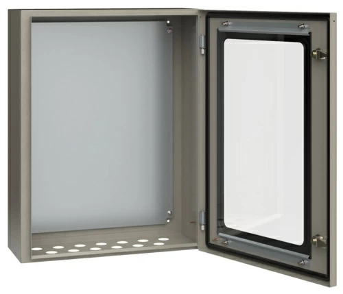 Корпус металлический ЩМП-3-0 У2 IP54 с прозрач. дверцей IEK