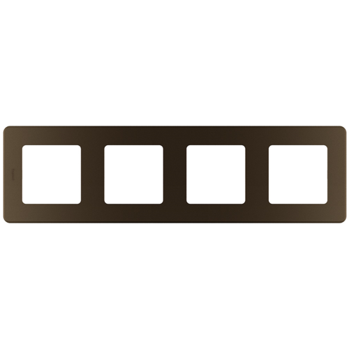 Рамка 4-местная бронза INSPIRIA