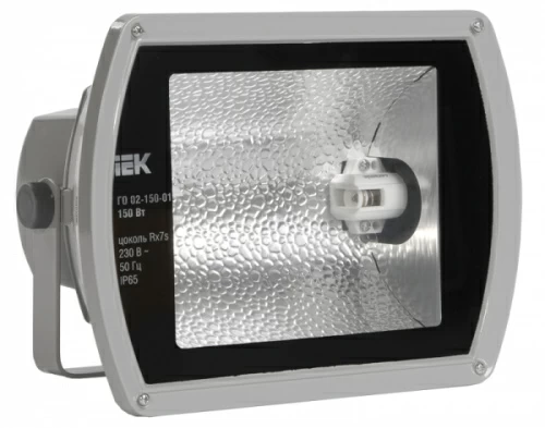 Прожектор ГО02-70-01 70Вт цоколь Rx7s серый симметричный  IP65 ИЭК