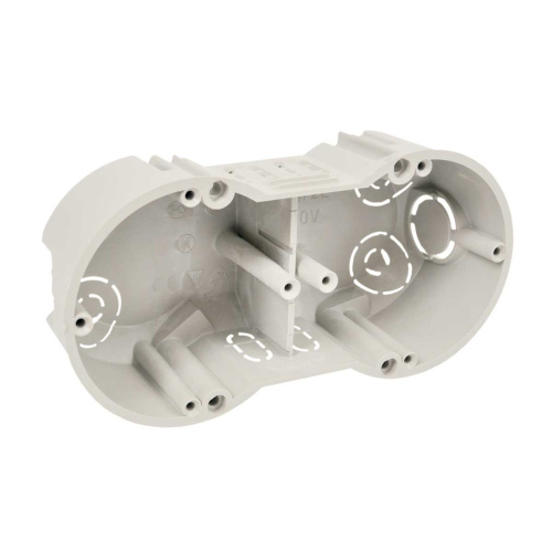 Коробка установочная двойная для твердых стен KP 64 / 2 (KA) 141х70х45 мм 